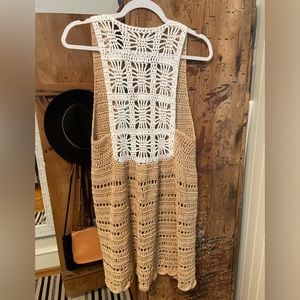 Handmade crochet vest